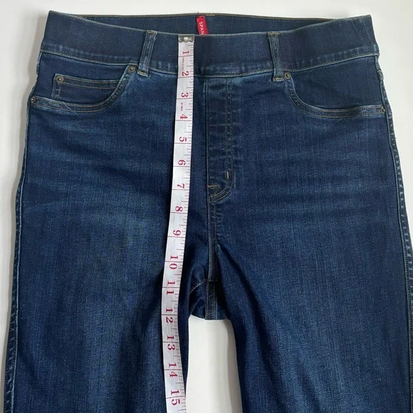 Spanx Ankle Skinny Pull On Jeans Midnight Shade Size Large Style no. 20342R - Picture 11 of 14